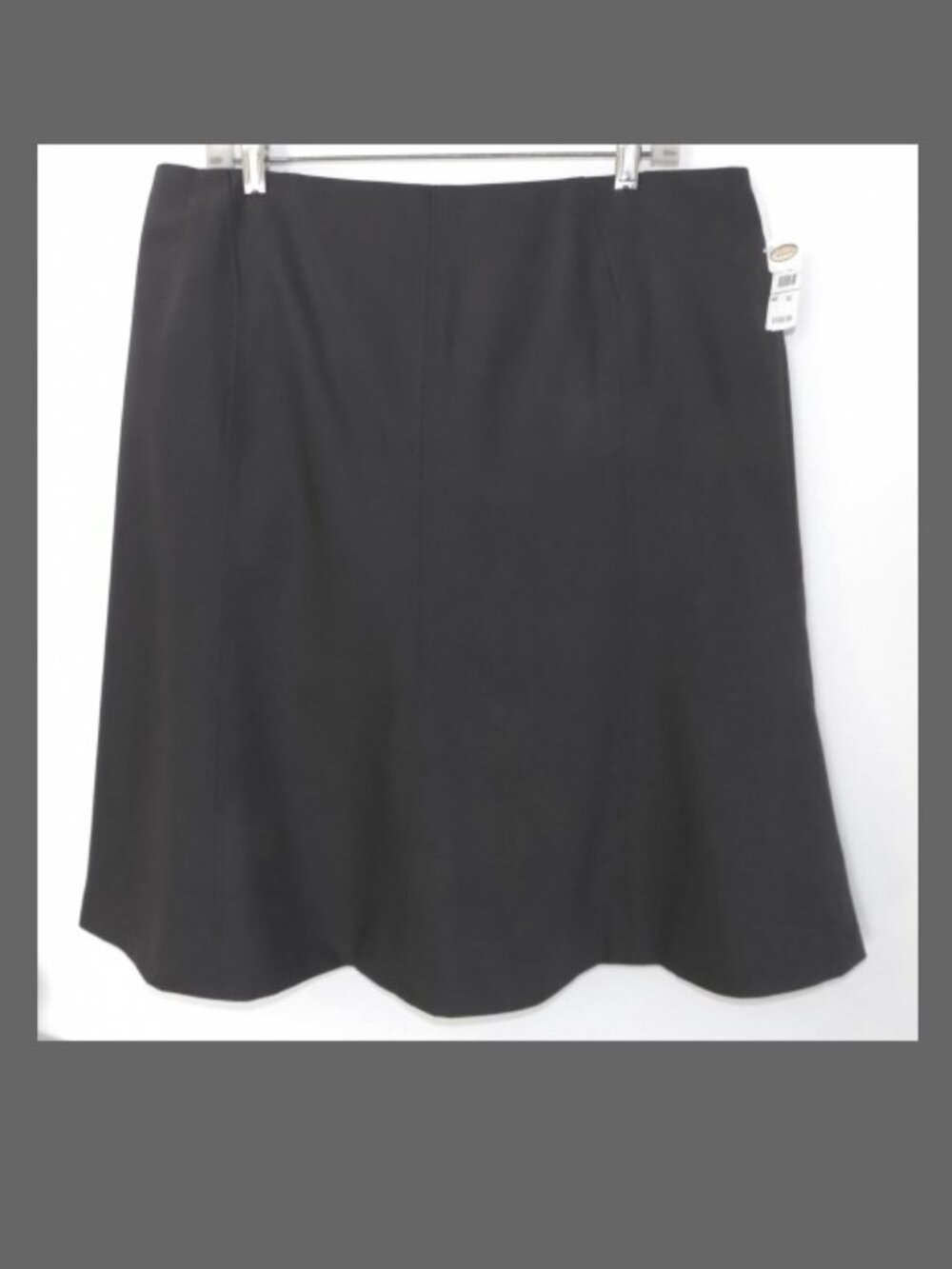 NWT Talbots skirt 18 Gray Light wool bl Flared $108 Gored Lined Back zipper Care